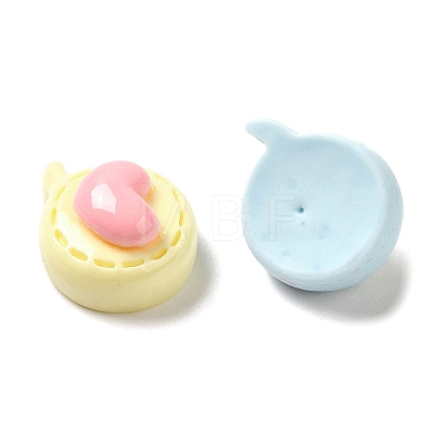 Opaque Resin Cabochons RESI-B017-02C-1