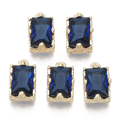 Glass Rhinestone Pendants GLAA-N038-20-1