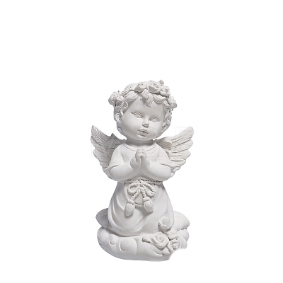 Resin Angels Statue DJEW-PW0012-027C-1