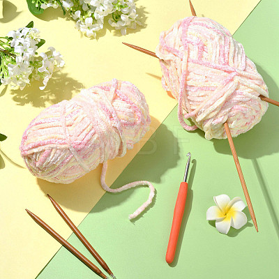 Soft Crocheting Polyester Yarn YCOR-FZC0001-01G-1