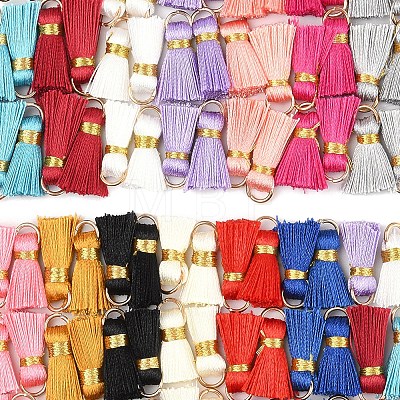20Pcs Handmade Polycotton(Polyester Cotton) Tassel Decorations FIND-FS0003-27F-1