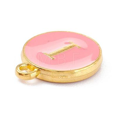 Golden Plated Alloy Enamel Charms ENAM-Q437-14I-1