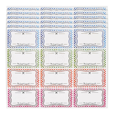 1Bag Paper Self-Adhesive Stickers DIY-TA0015-68-1