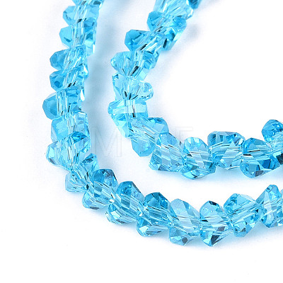 Transparent Glass Beads Strands X-GLAA-N018-4mm-03-1