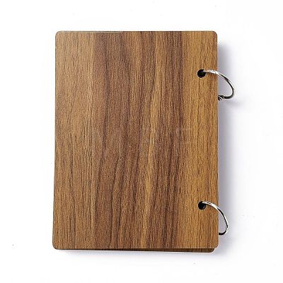 6 Inch Wooden Loose-leaf Scrapbooking Photo Album DIY-A036-01C-1