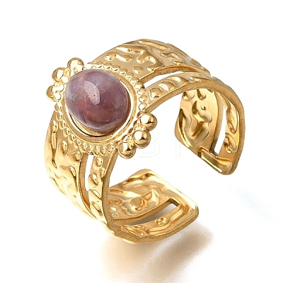 304 Stainless Steel Cuff Open Rings RJEW-F213-02G-10-1