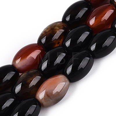 Natural Agate Beads Strands G-N362-18A-01-1