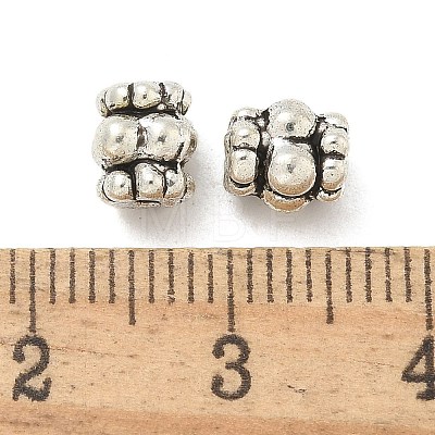 Tibetan Style Alloy Beads TIBE-P003-37AS-1