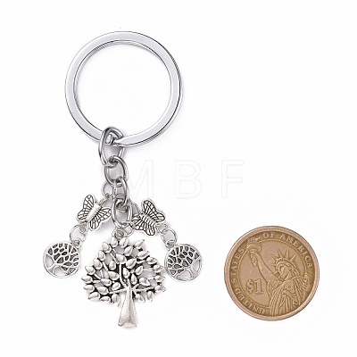 Alloy Keychain Findings KEYC-JKC00278-1