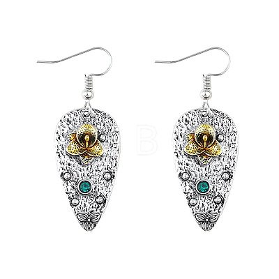 Alloy & Rhinestone Dangle Earrings FS-WGD70E2-01-1