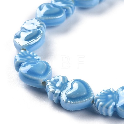 Smooth Handmade Porcelain Beads PORC-M003-09D-1