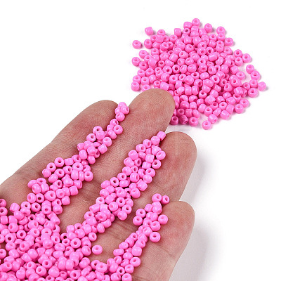 Baking Paint Glass Seed Beads SEED-S003-K2-1