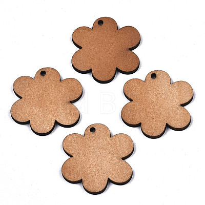 Printed Basswood Pendants X-WOOD-N006-37-1