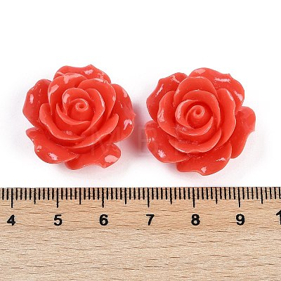 Synthetic Coral Carved Beads CORA-M001-02D-1