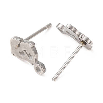 304 Stainless Steel Stud Earring Findings SA-CBA4E98-01A-P-1