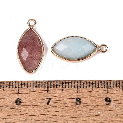 Natural & Synthetic Mixed Stone Pendants G-Q606-28KCG-1