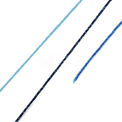 30M Gradient Color Round PET Waxed Thread OCOR-F018-02D-1