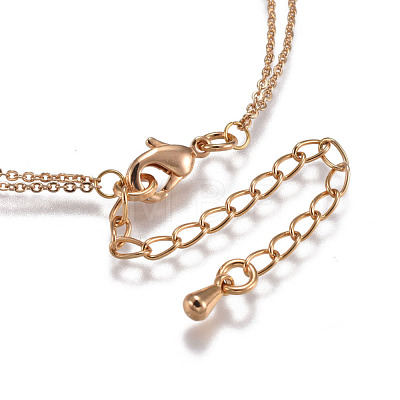 Brass Tiered Necklaces NJEW-JN02384-01-1