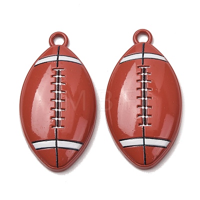 Baking Paint Alloy Pendants AL-CBA24A6-02A-01-1