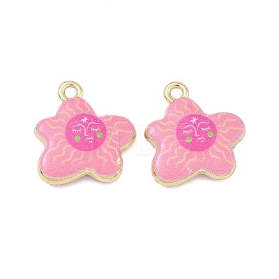 Printed Alloy Pendants PALLOY-P319-07F-14-1