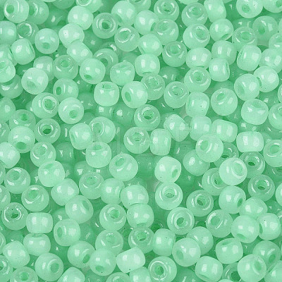 6/0 Transparent Inside Colours Glass Seed Beads SEED-N008-08I-1