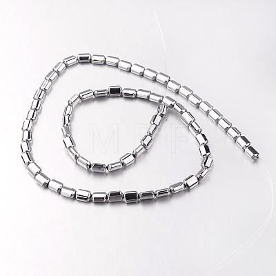 Electroplate Non-magnetic Synthetic Hematite Bead Strands G-F300-01B-01-1