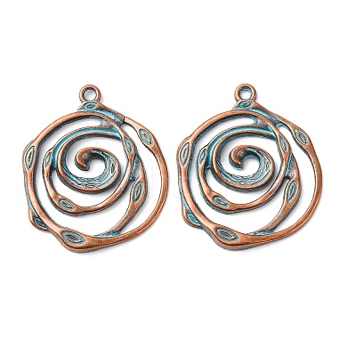 Tibetan Style Alloy Pendants X-FIND-B055-02M-1