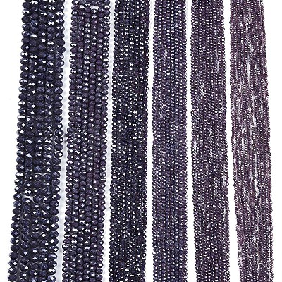 Electroplate Glass Beads Strands EGLA-A044-P1mm-A11-1