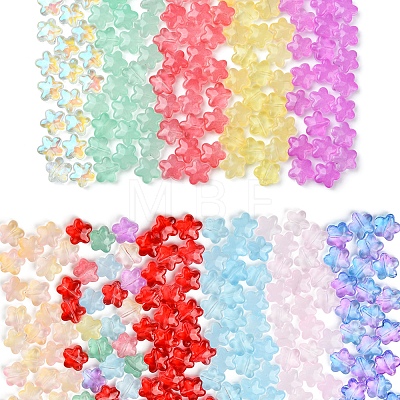 30Pcs Baking Paint Glass Beads GLAA-FS0001-99A-1