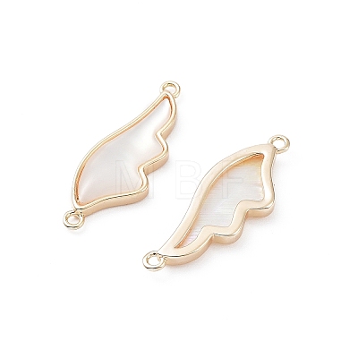 Natural Shell Connector Charms KK-A183-33G-1