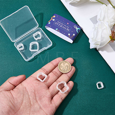6Pcs 2 Styles Plastic Soft Clay Mold TOOL-SC0001-89-1