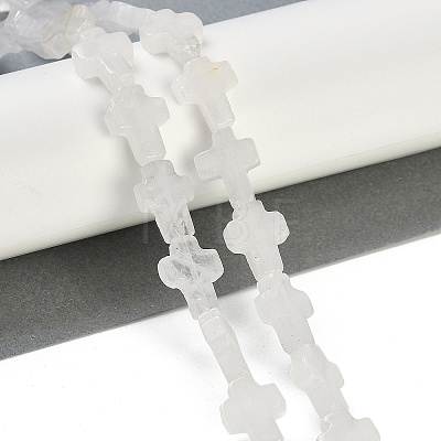 Natural Quartz Crystal Beads Strands G-I369-A01-02-1