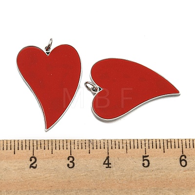 304 Stainless Steel Pendants STAS-O003-08P-1