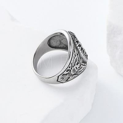 304 Stainless Steel US Military Army Finger Rings for Men YQ5798-4-1
