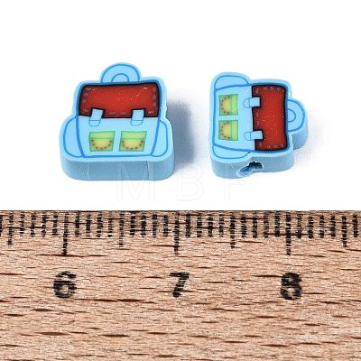 Back to School Handmade Polymer Clay Beads CLAY-Q253-19A-1