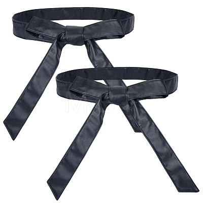 2Pcs PU Leather Wrap Belts for Coat AJEW-CL0005-83-1