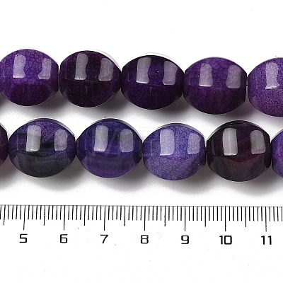 Dyed Natural Agate Beads Strands G-H087-E01-01D-1