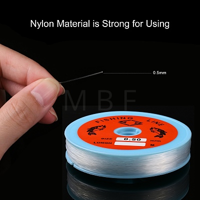 Transparent Fishing Thread Nylon Wire X-EC-L001-0.5mm-01-1