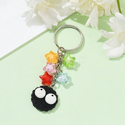 Biscuits with Eyes Resin Pendant Keychain KEYC-JKC00635-1