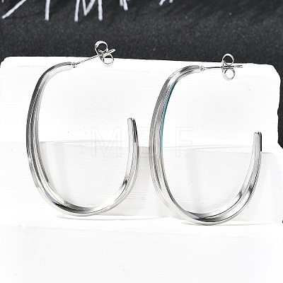 304 Stainless Steel Stud Earrings EJEW-F361-22P-1