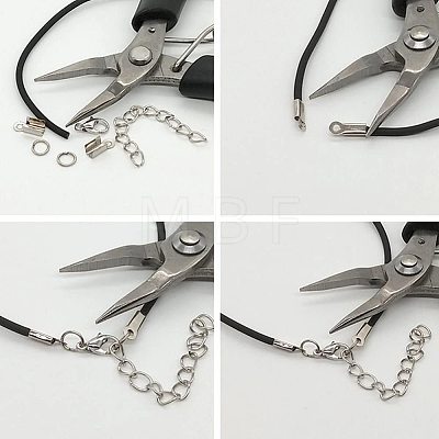 Alloy Clip Ends With Lobster Claw Clasps KK-PH0034-22-1