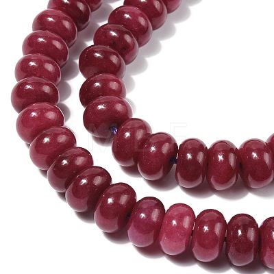 Dyed Natural White Jade Beads Strands G-G107-A11-01-1