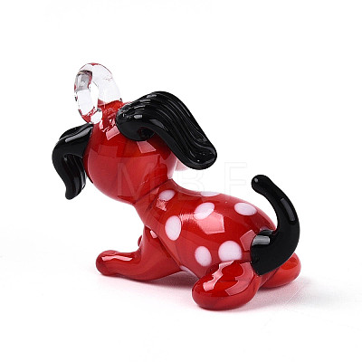Handmade Lampwork Pendants LAMP-T025-08B-1