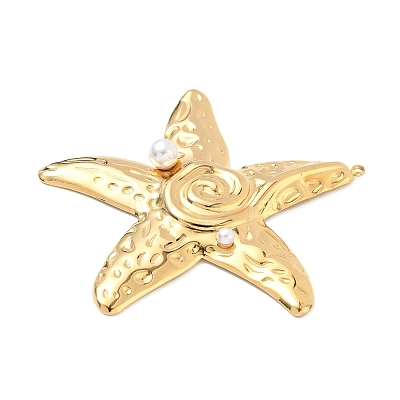 304 Stainless Steel Big Pendants STAS-L026-14G-1