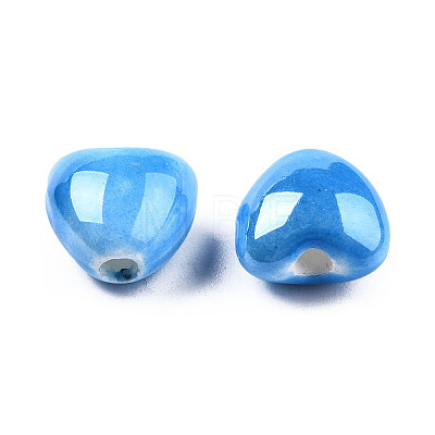 Glazed Porcelain Beads PORC-T007-21-06-1