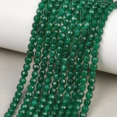 Natural Malaysia Jade Beads Strands G-K288-4mm-11A-1