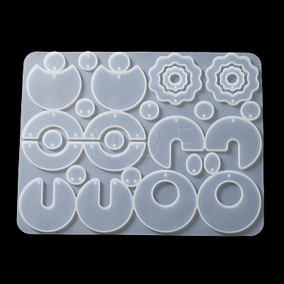 DIY Silicone Irregular Shape Pendant Molds DIY-M047-01D-1