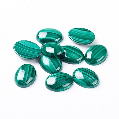 Natural Malachite Cabochons G-E557-03J-1