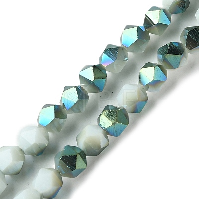 Electroplate Glass Beads Strands EGLA-K061-06A-HP01-1