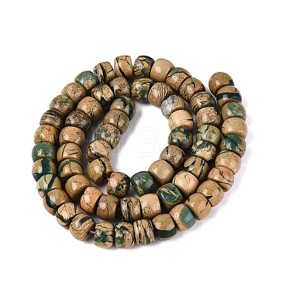 Natural Verdite Stone Beads Strands G-Q616-02A-05-1